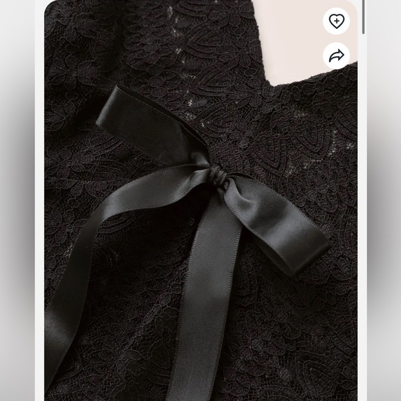 BloomChic Plus Size XL Lace Panel Bowknot Ribbon Cami Sleep Top us14-16 - Picture 4 of 6